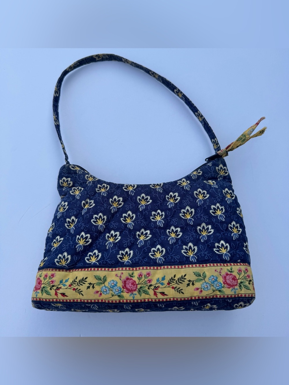 Vera Bradley Small Shoulder Bag in Retired Maison Blue Pattern